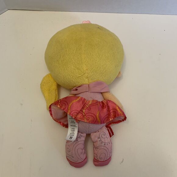 Fisher Price Princess Chime Doll Pink Ballerina Plush Rattle Toy 11” Blonde - Picture 2 of 6